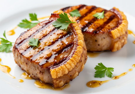 Crispy-Rind Pork Steaks Recipe with Manuka Honey Glaze