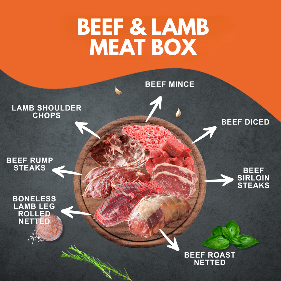 Beef and Lamb Premium Meat Box (NZ Grass Fed) - 4.5kg+