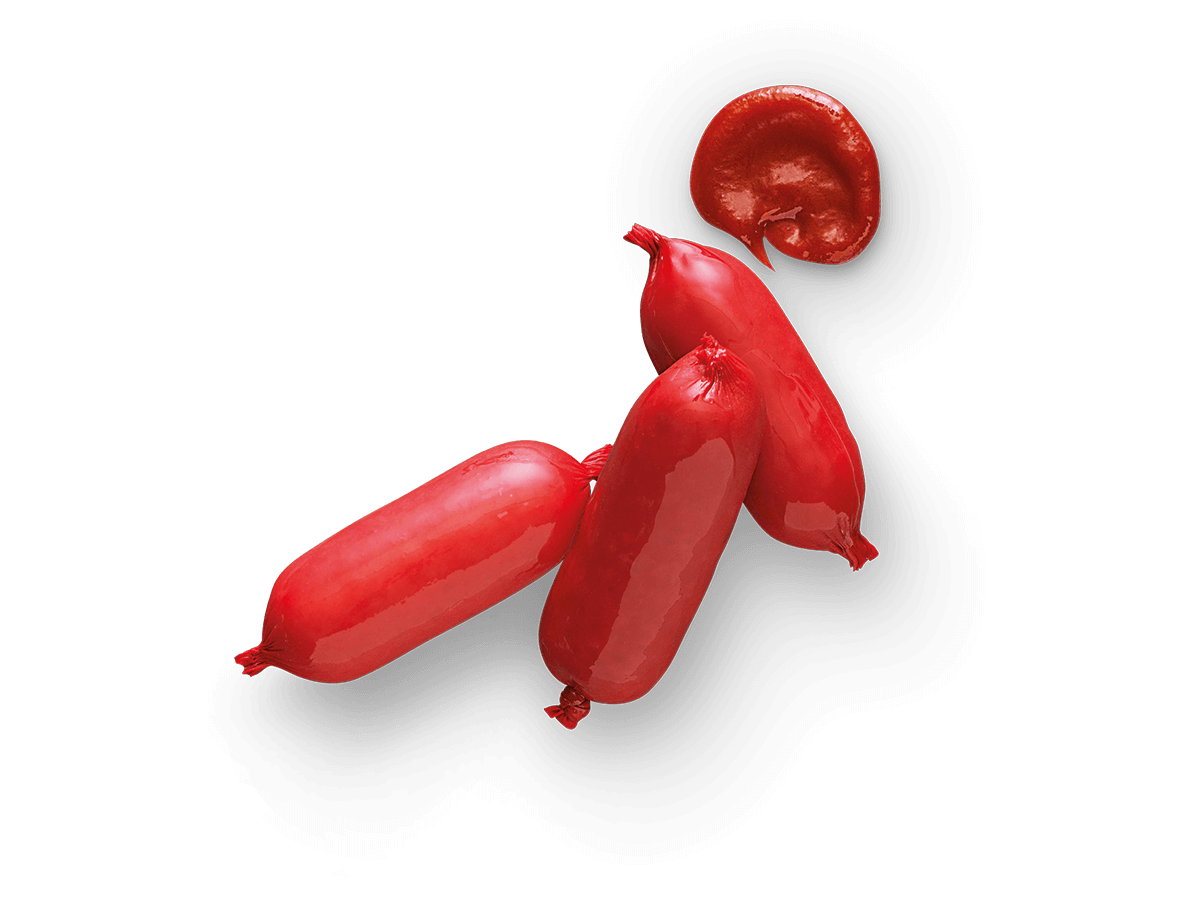 Cocktail Sausages in Red Packaging