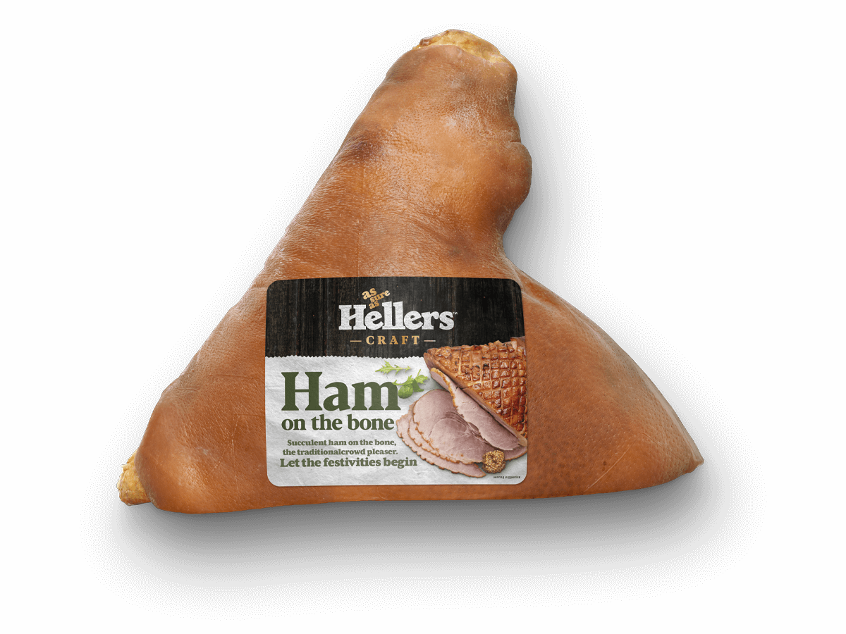 Huttons Ham Cooked on the Bone - Half