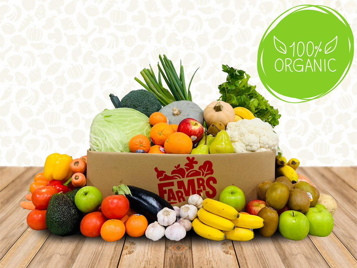 Certified Organic Fruit and Vegetable Box
