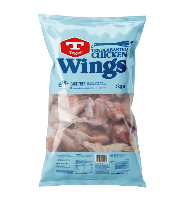 Tegel Frozen Chicken Wings 5kg