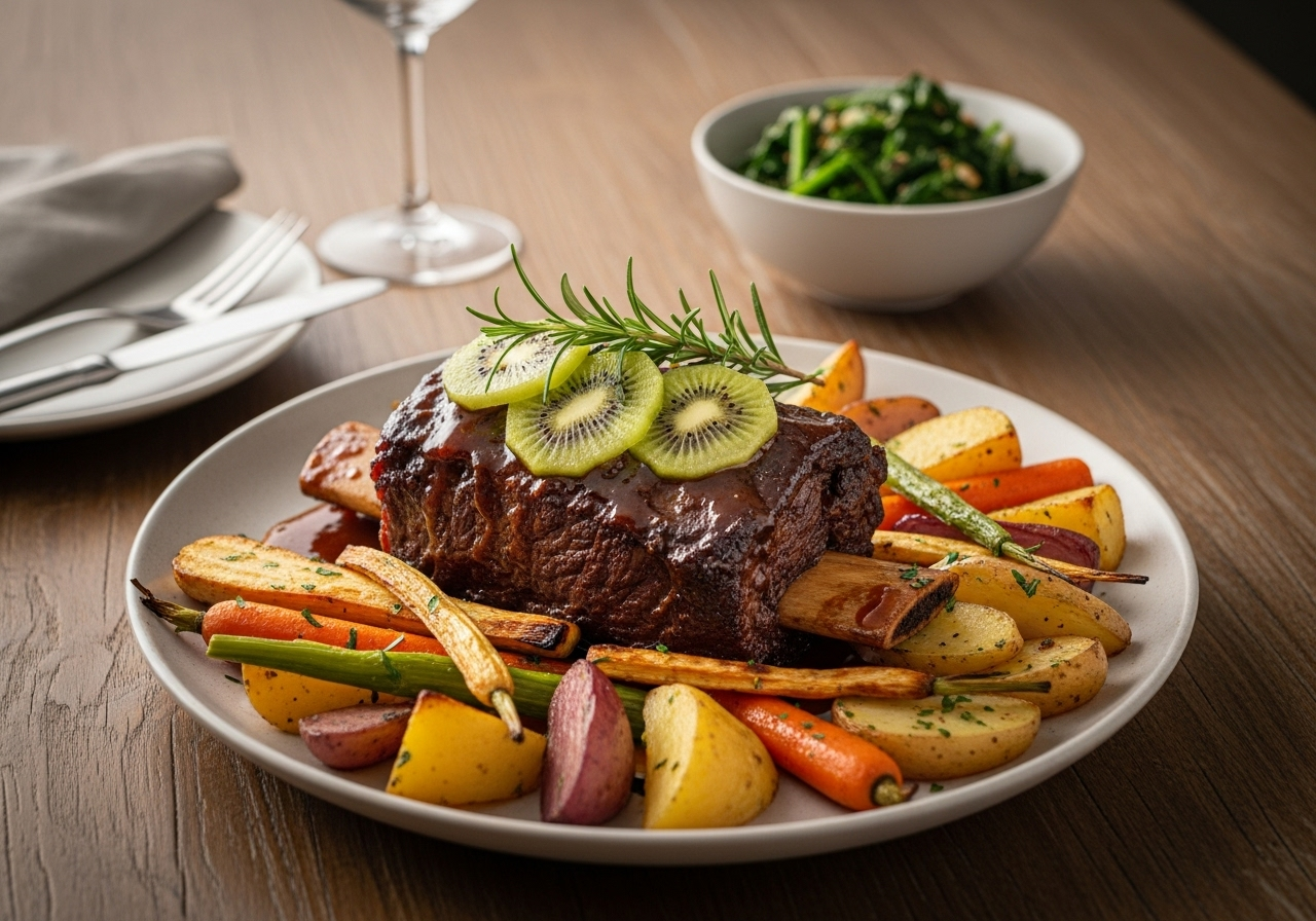 How to Cook Juicy Kiwi Beef Short Ribs