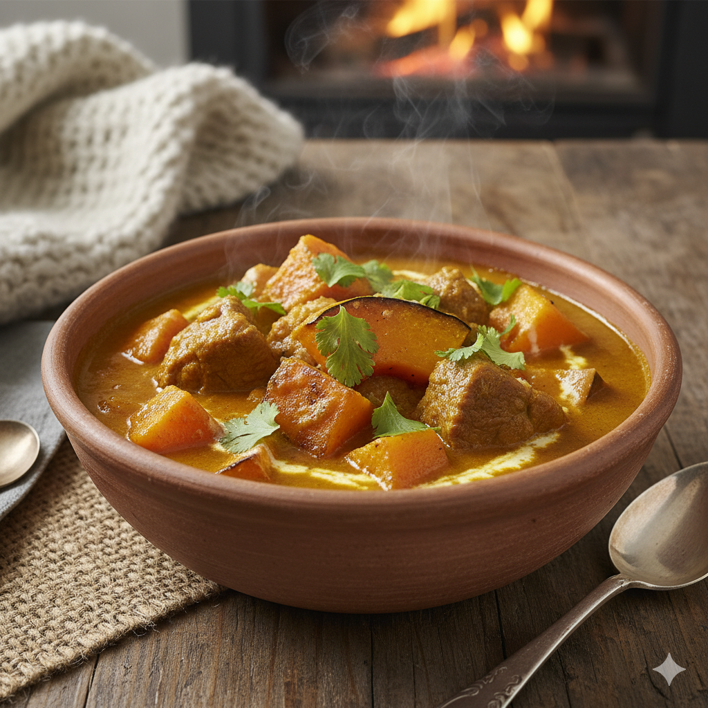 pumpkin and lamb curry recipe