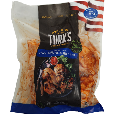 TURK'S BUTTERFLIED MARINATED CHICKEN