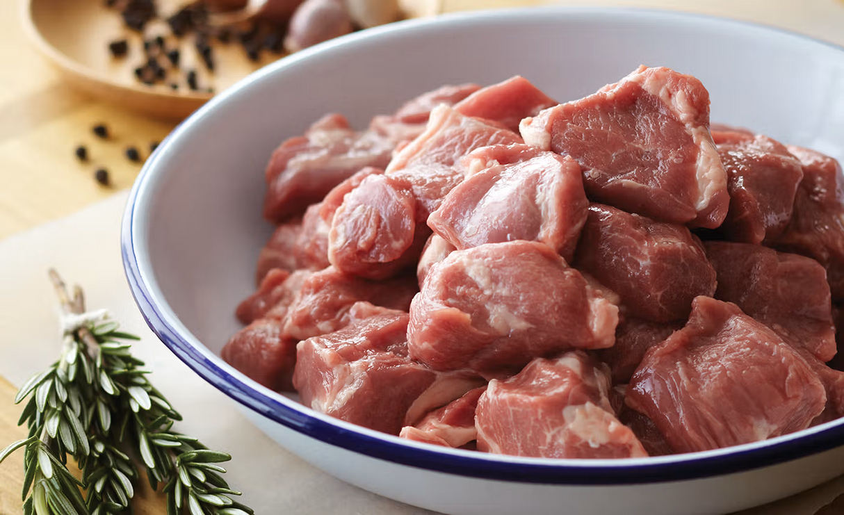 DICED LAMB LEG