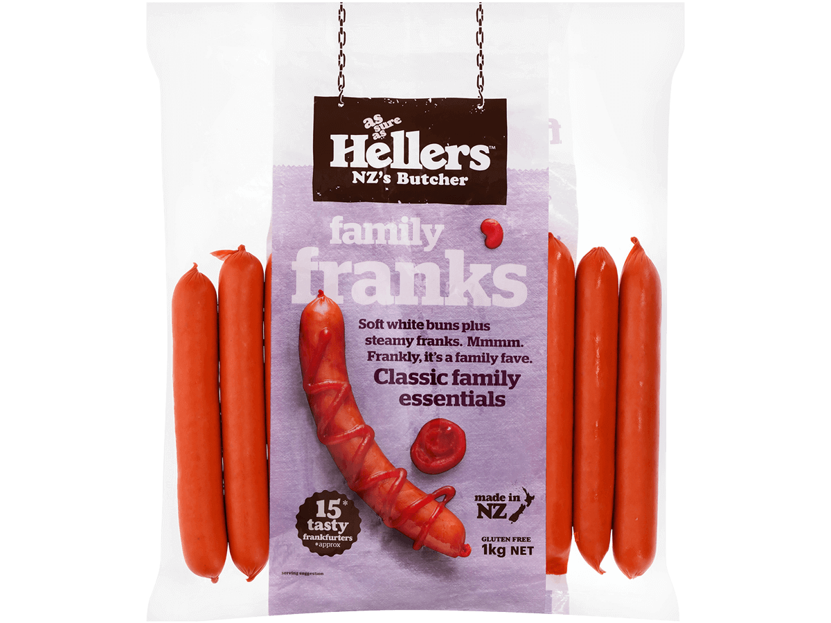 HELLERS FAMILY FRANKFURTERS