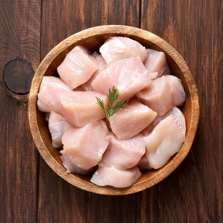 SKINLESS CHICKEN BREAST DICED