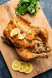 WHOLE STUFFED CHICKEN FROZEN